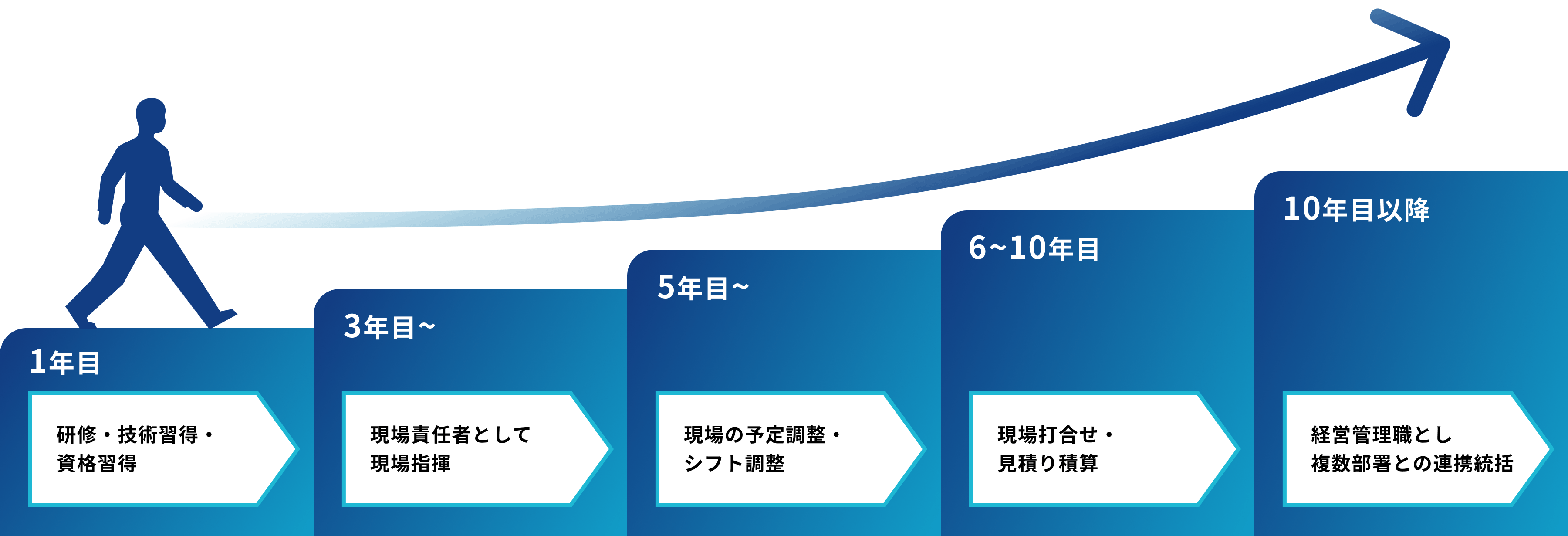 入社後のキャリアアップ例